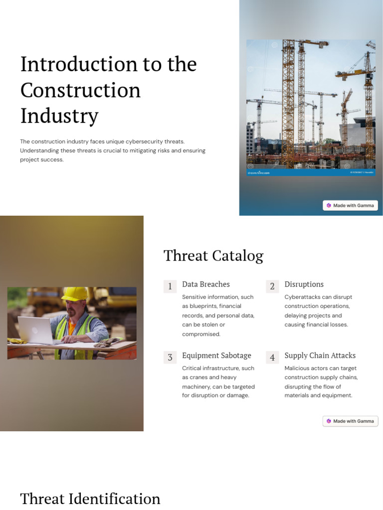 Introduction To The Construction Industry | PDF | Security | Computer ...