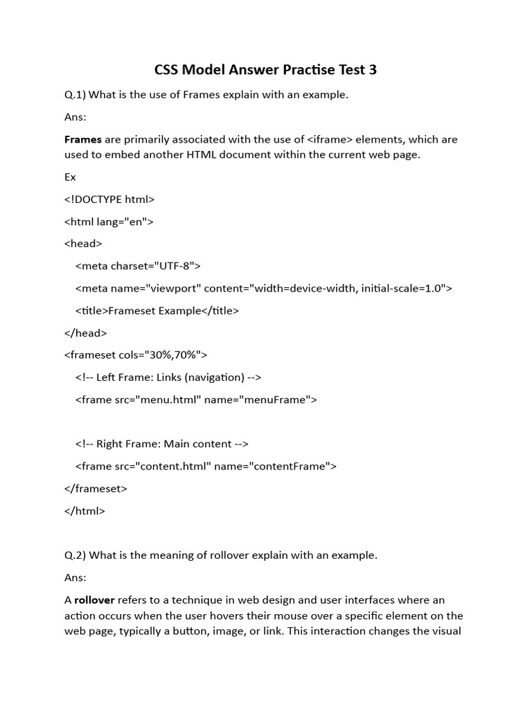 Web Development Concepts | PDF | Regular Expression | Menu (Computing)