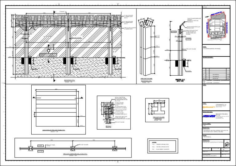 Er-0-3-Ar-Bl-D-Na-109-B (Compound Wall & Gate Details of The Precast ...