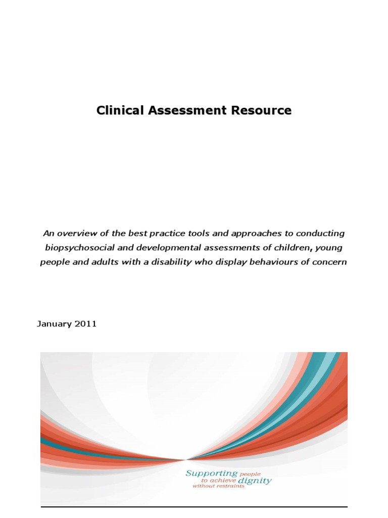 Clinical Assessment Tools for Disabilities | PDF | Autism Spectrum | Autism