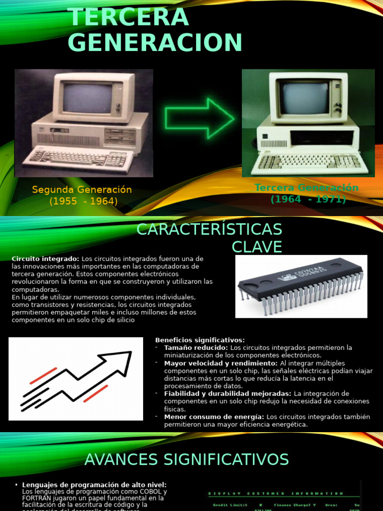 Computadoras de Tercera Generacion | PDF | Circuito integrado ...