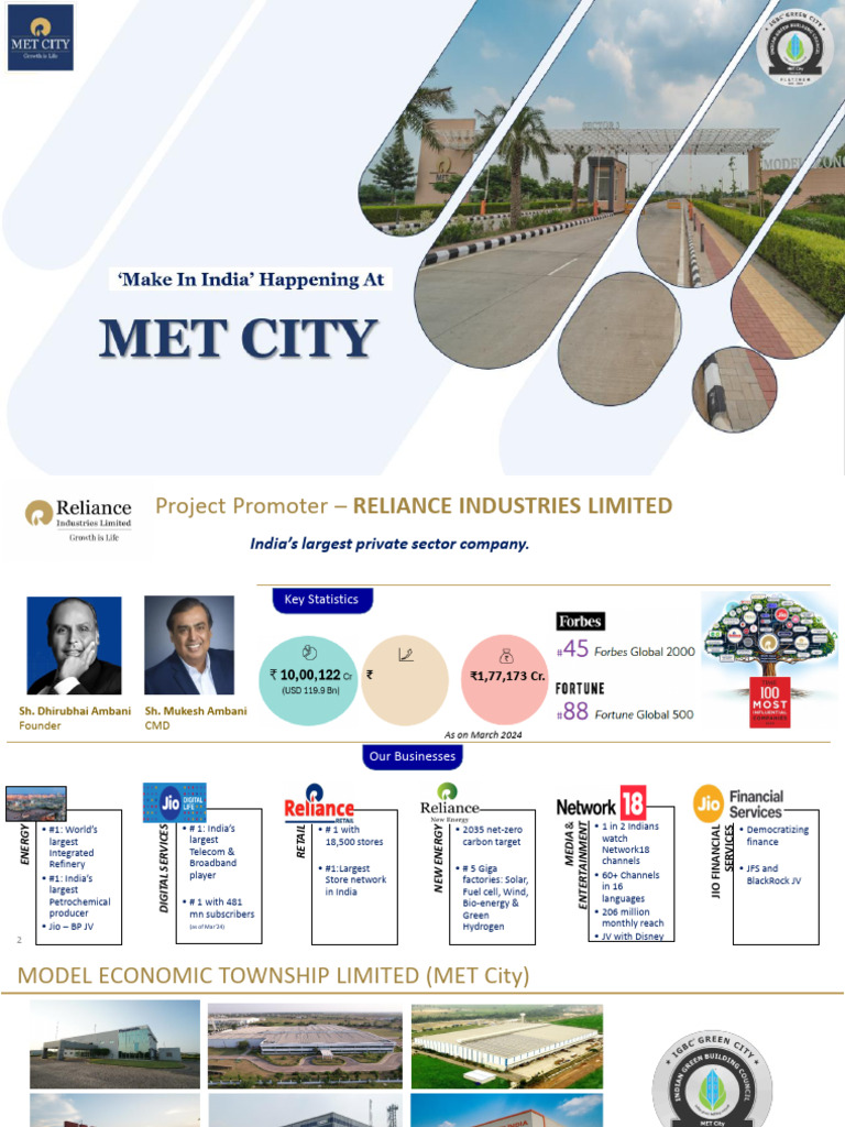 Project Presentation Met City June 24 Pdf