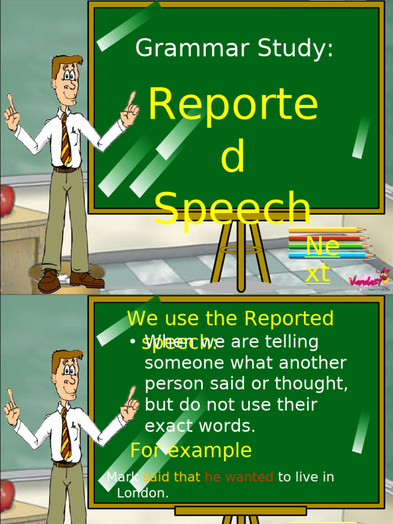 Presentation Repoted Speech 1454301995 129863 | PDF | Morphology ...