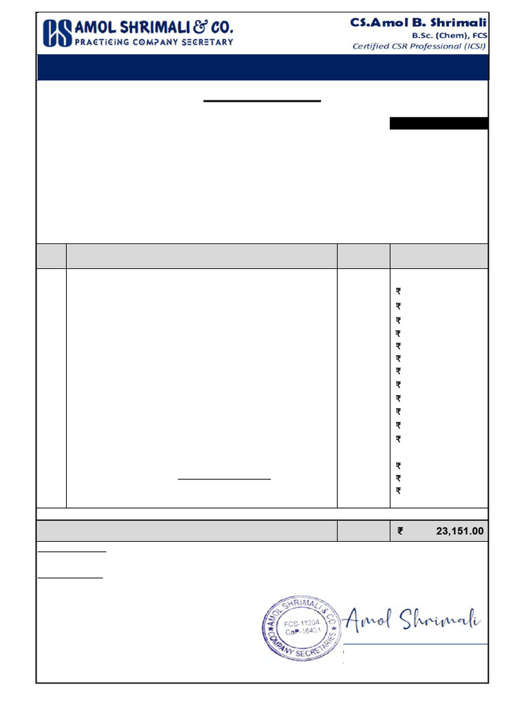 Tax Inovice - Civiltech - BOI - 26102024 | PDF | Invoice