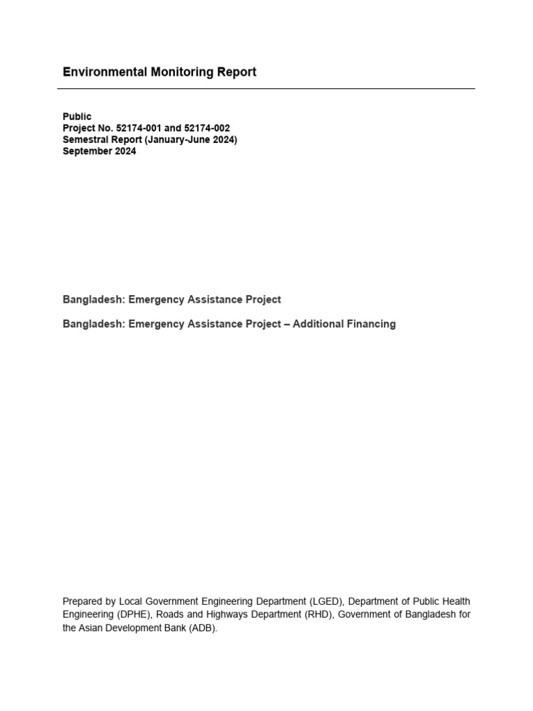 001 52174 002 Emr en - 2 | PDF | Environmental Impact Assessment ...