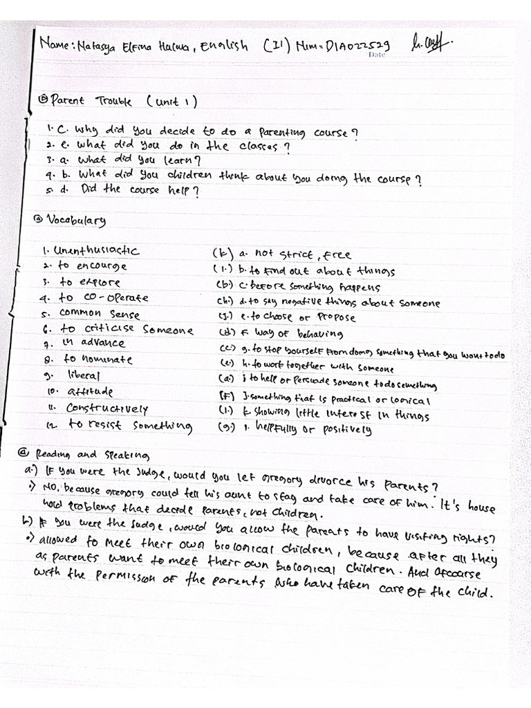 English Task | PDF
