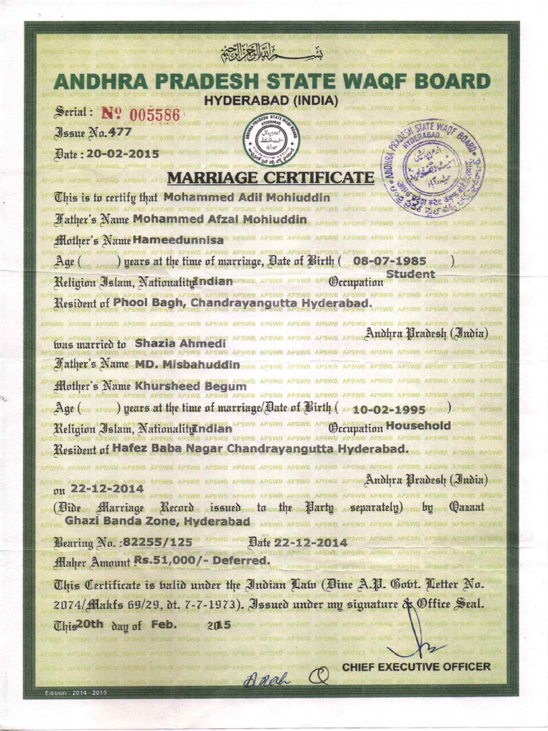 Marriage visual data 6