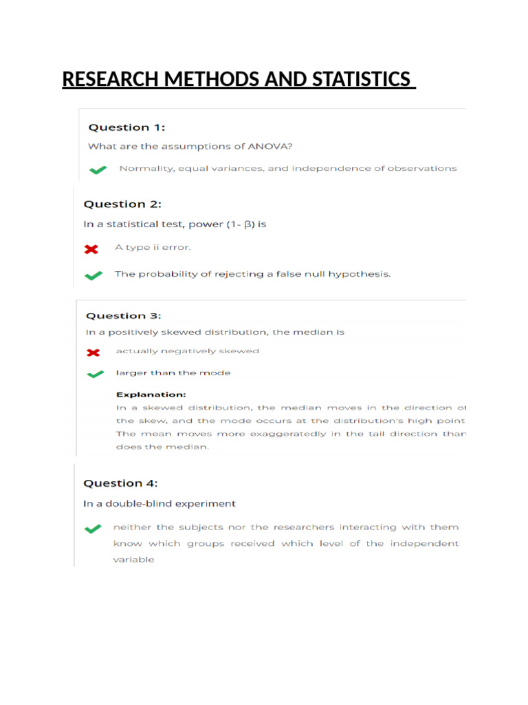 Research Methods And Statistics Pdf
