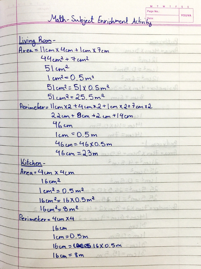 Subject Enrichment Activity For Class 2 Maths