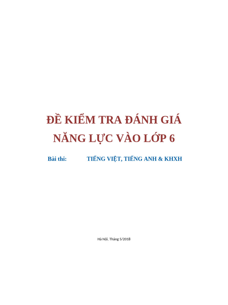 De kiem tra danh gia nang luc vao lop 6 mon tieng anh tieng viet pdf