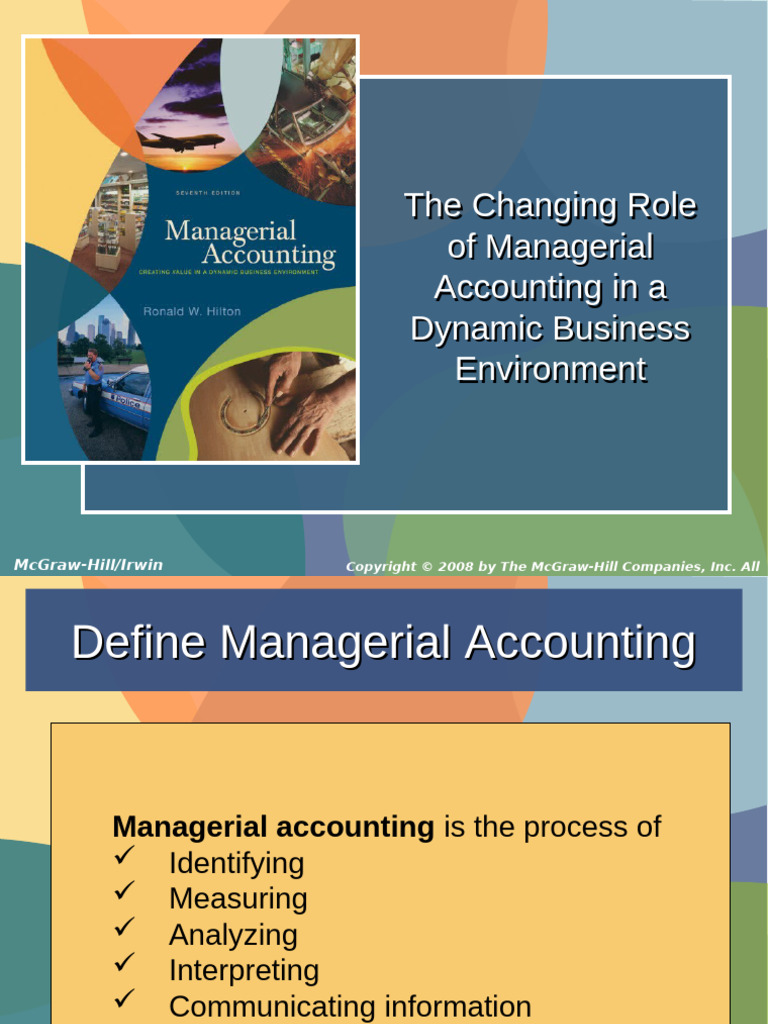 The Changing Role of Managerial Accounting in A Dynamic Business ...