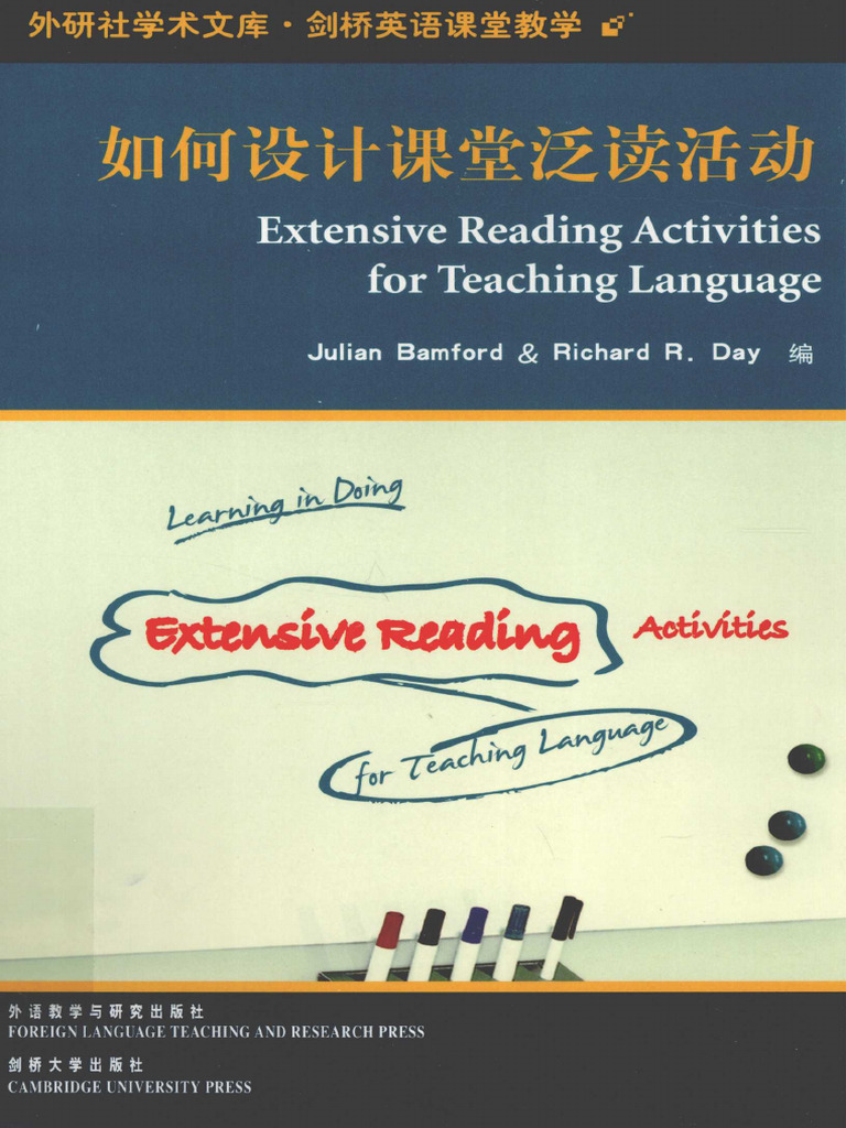 Extensive Reading Activities For Teaching Language Julian Bamford