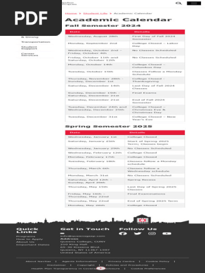 Academic Calendar Queens College GSSP | PDF | Academic Term