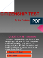 Citizenship Test: by Joe Fontaine