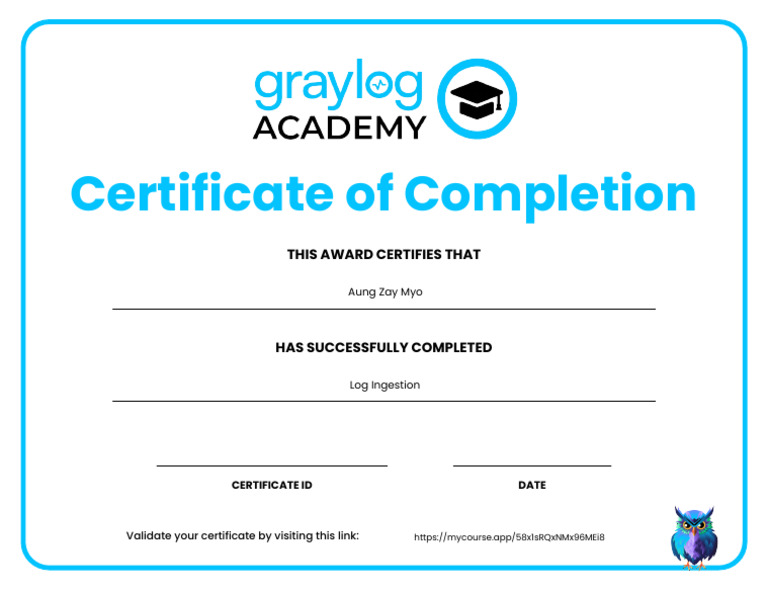 Certificate Log Ingestion 66632ed1630f0d62510e54d5 | PDF