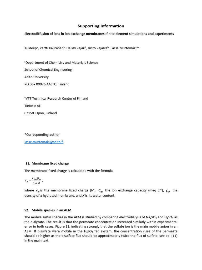 Supporting Info - Publication 1 - Kuldeep | PDF | Chemical Equilibrium ...