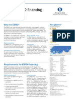Guide to EBRD financing options