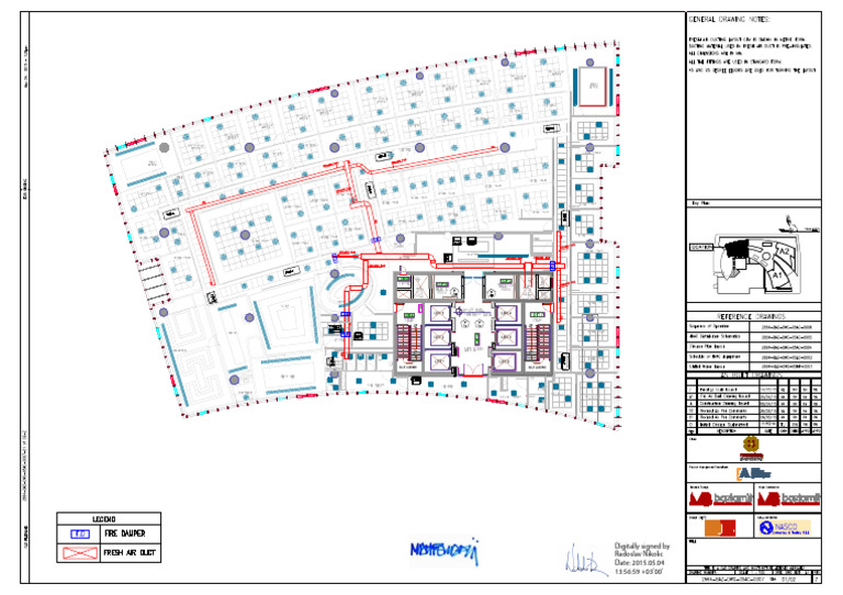 2664 BAZ DWG 05AC 0007 01 - Z Fresh Air Ducting Layout | PDF | Finance ...