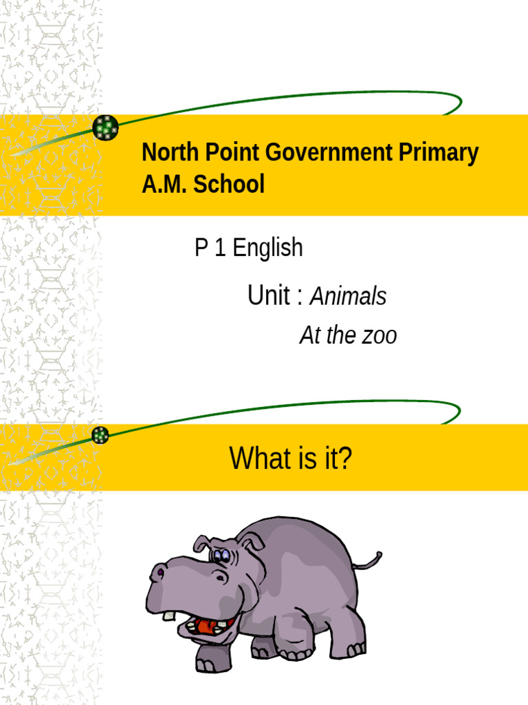 Zoo Animals English Learning Unit | PDF | Language Arts & Discipline