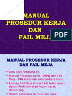 Manual Prosedur Kerja & Fail Meja