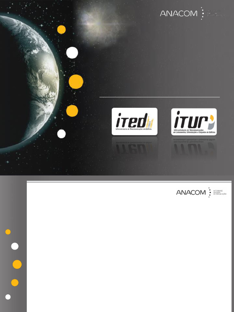 Apresentacao-anacom | PDF | Rede de computadores | Construção
