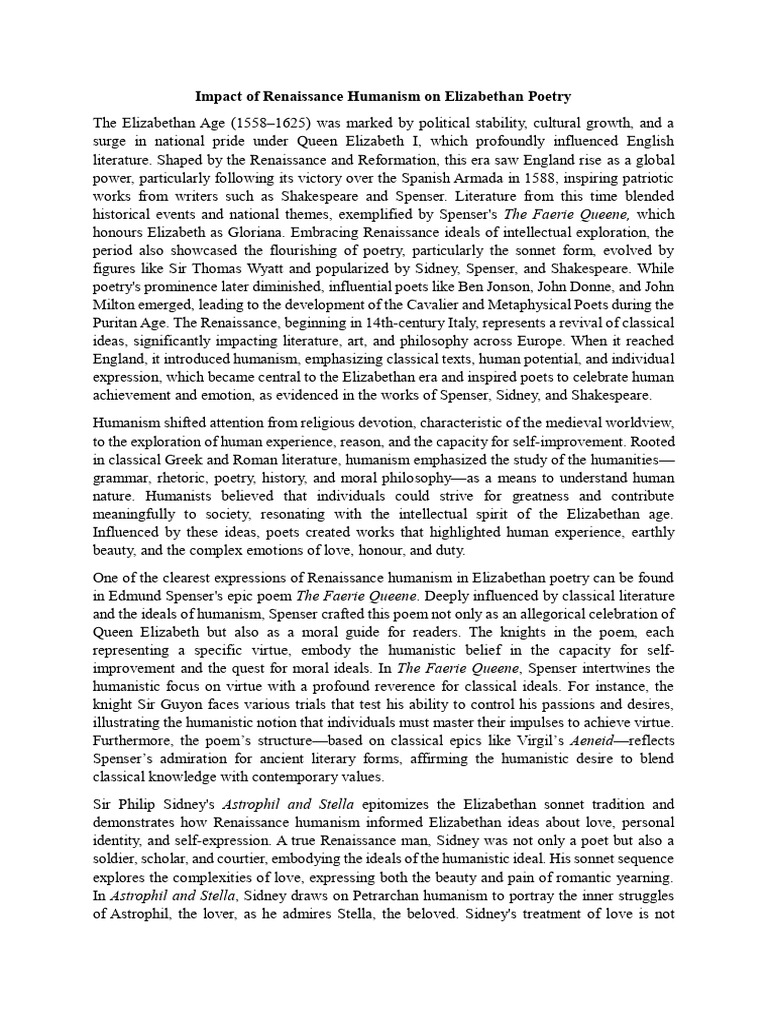 impact-of-renaissance-humanism-on-elizabethan-poetry-pdf-the-faerie