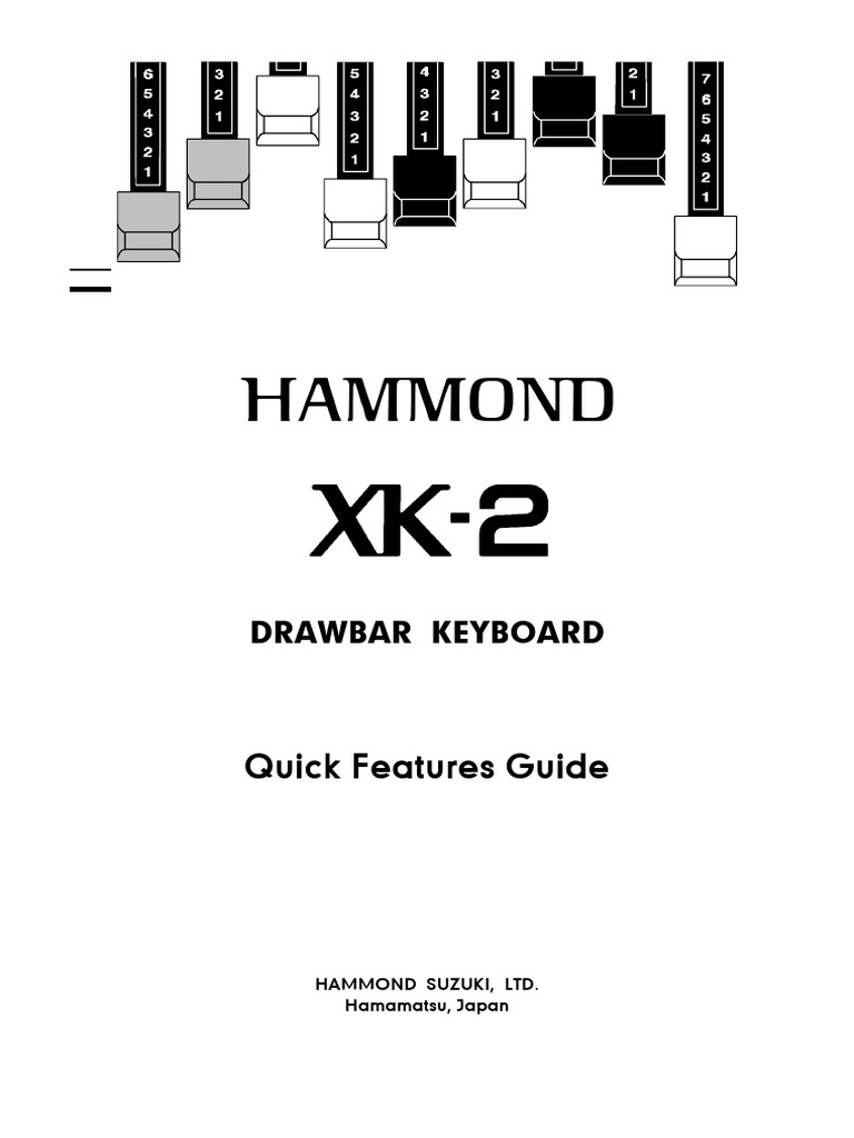 Hammond xk2 Quick | PDF | Electrical Connector | Electrical Engineering