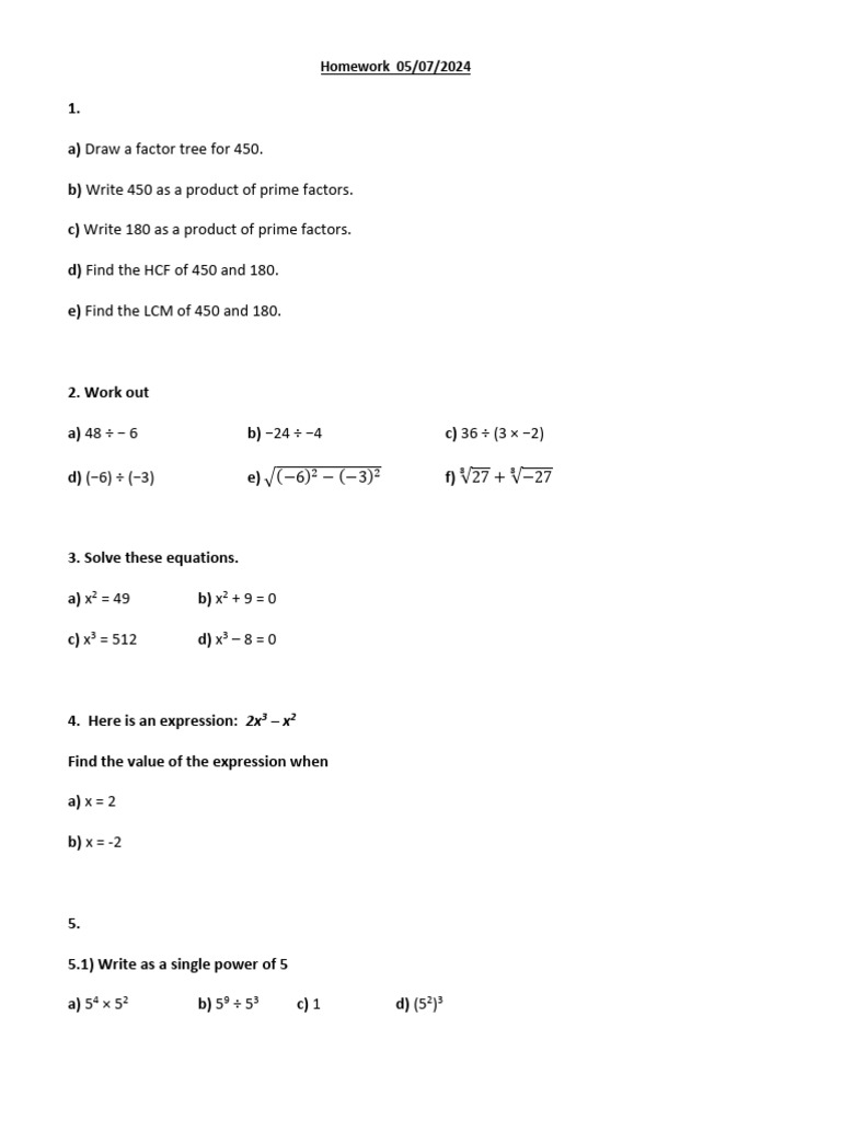 Homework 05072024 | PDF | Teaching Methods & Materials