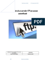 Configuracion de Un Servidor FTP Con Acceso Autentificado