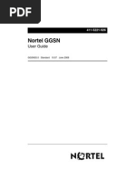 Nortel GGSN User Guide 411-5221-926.10.07