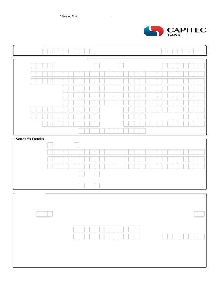 Capitec Bank Standing Instruction Form | PDF | Securities (Finance) | Banks