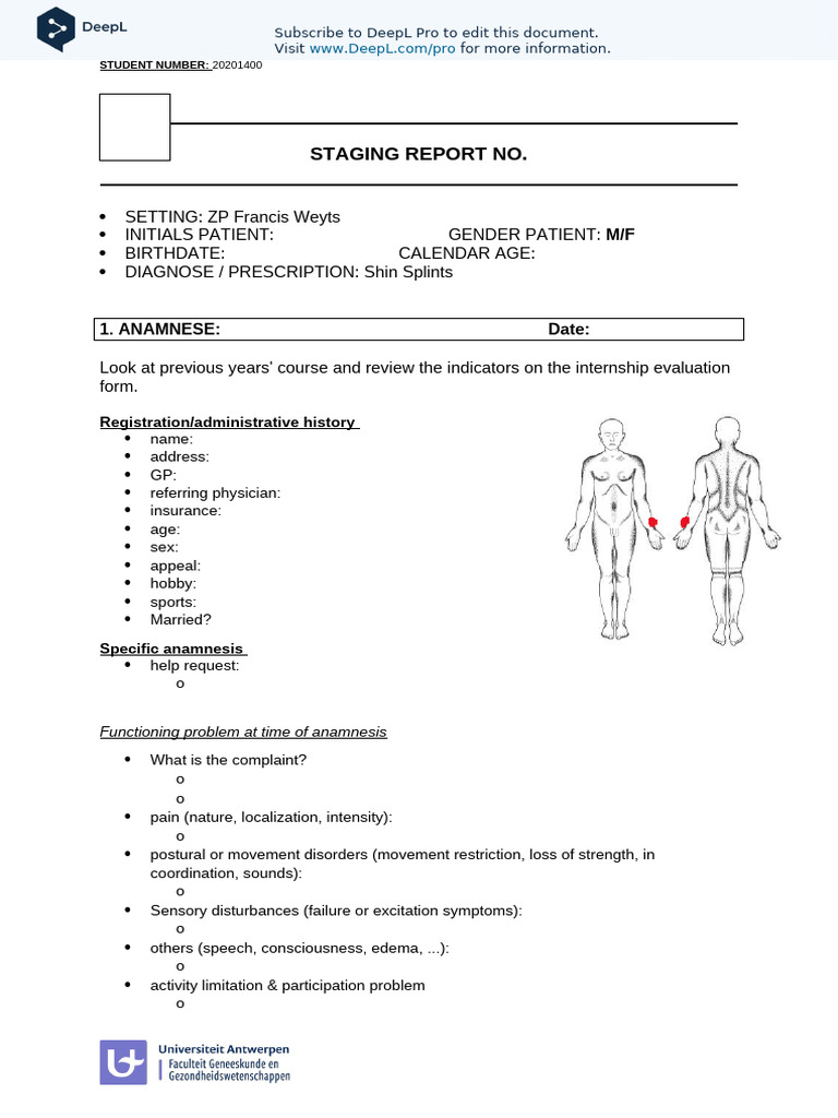 stagerapport 2 | PDF | Therapy | Medicine