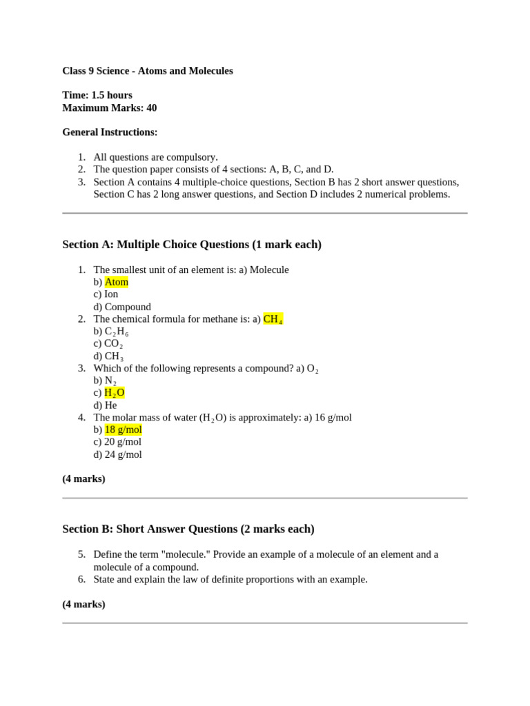 Class 9 Science 2 Pdf