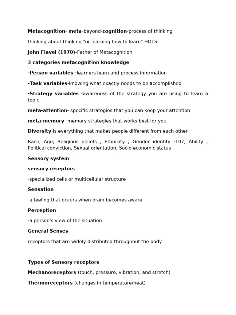 Understanding Metacognition and Learning Theories | PDF | Classical ...
