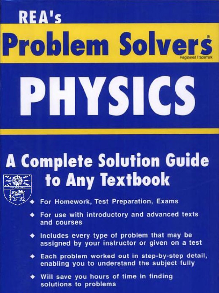 Rea's Problem Solvers Physics | PDF