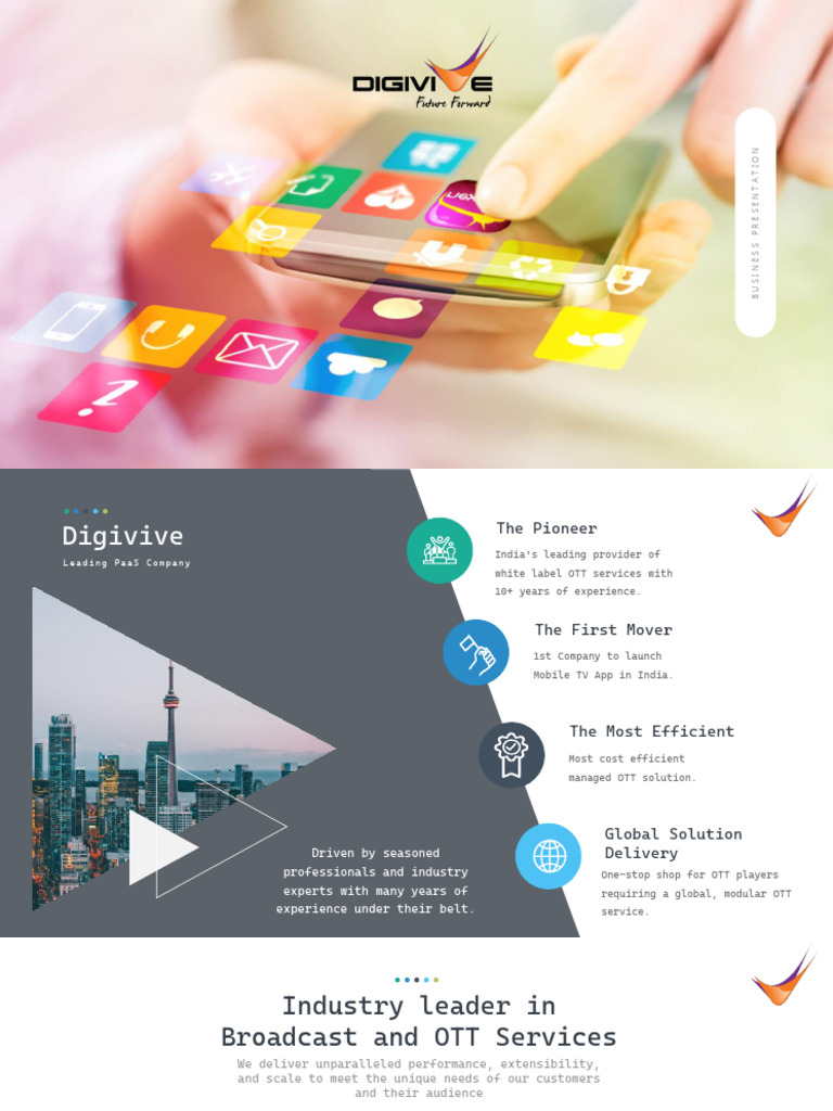 Digivive OTT Presentation - 211123 | PDF | Video On Demand | Streaming ...