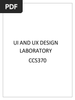 CSE_CCS370_UI &UX_Manual | PDF | Usability | Design