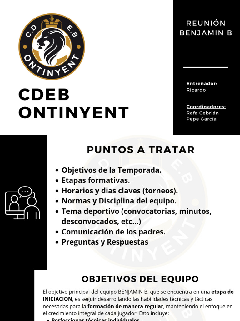 Info Benjamin B | PDF | Planificación