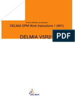 DELMIA - DPM Work Instructions 1 - WI1