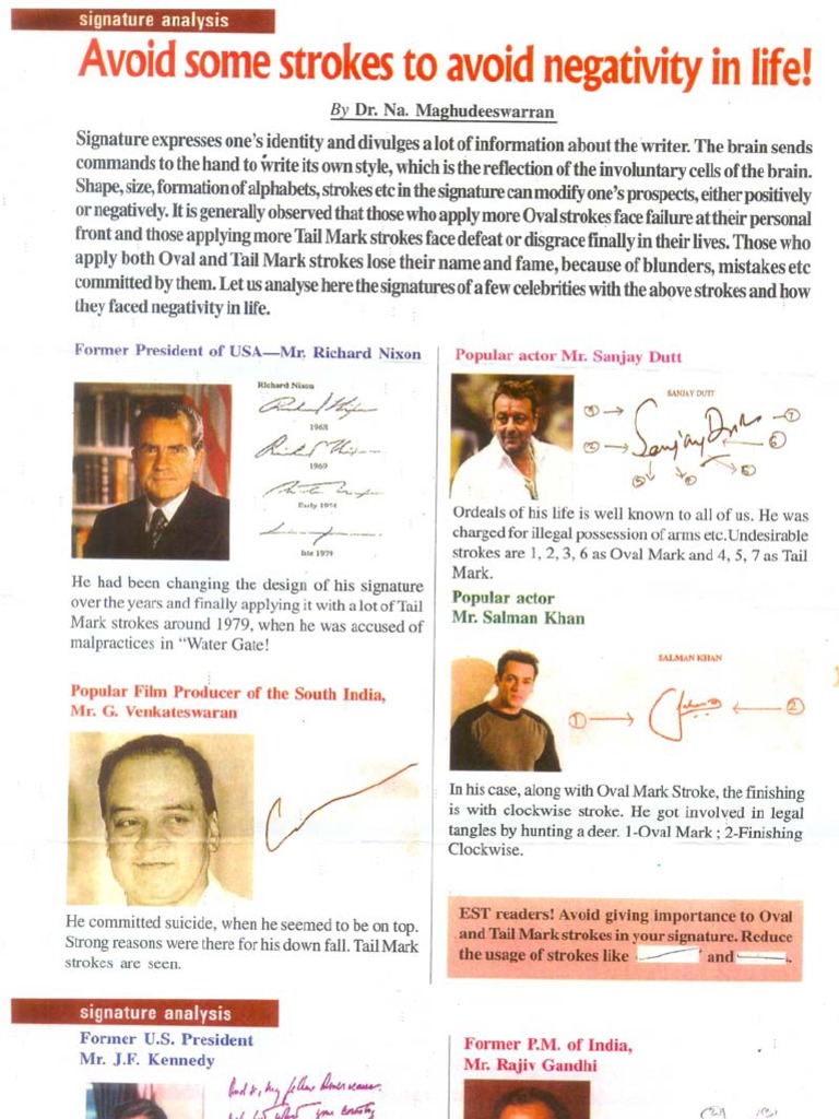 Signature Analysis | PDF | Language Arts & Discipline | Foreign ...
