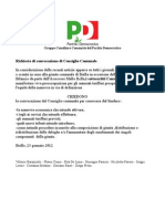 Richiesta Convocazione Cons Com