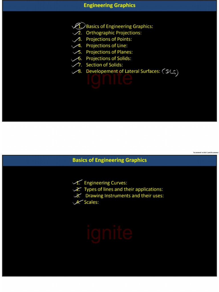 Engineering Graphics Full PDF | PDF