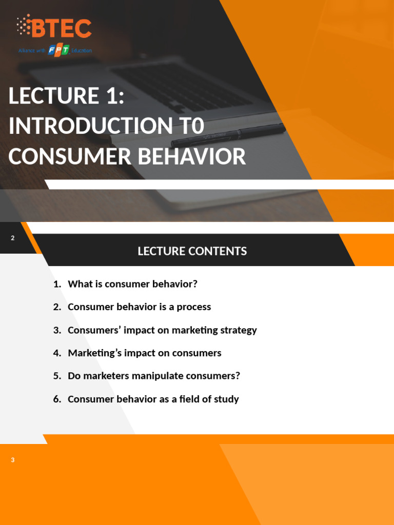 MKT Insights and Analytics - Lecture 1 | PDF | Consumer Behaviour ...