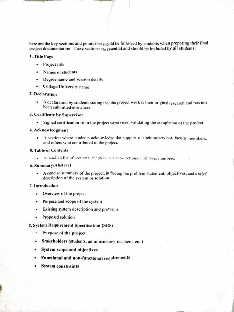 Documentation Format Pdf