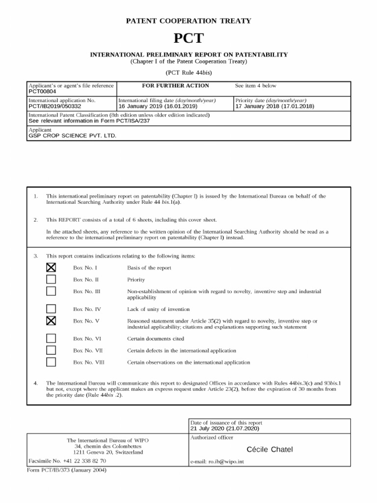 Documents Submitted With 371 (National Stage) Applications | PDF