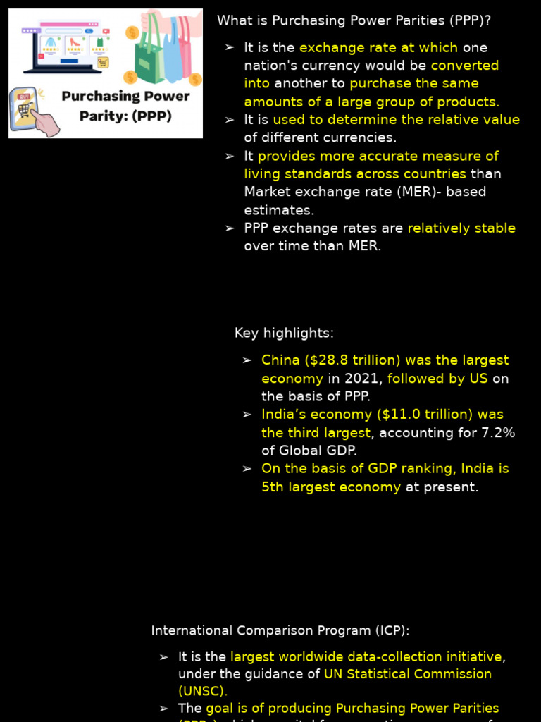 Understanding Purchasing Power Parities | PDF | World Trade ...