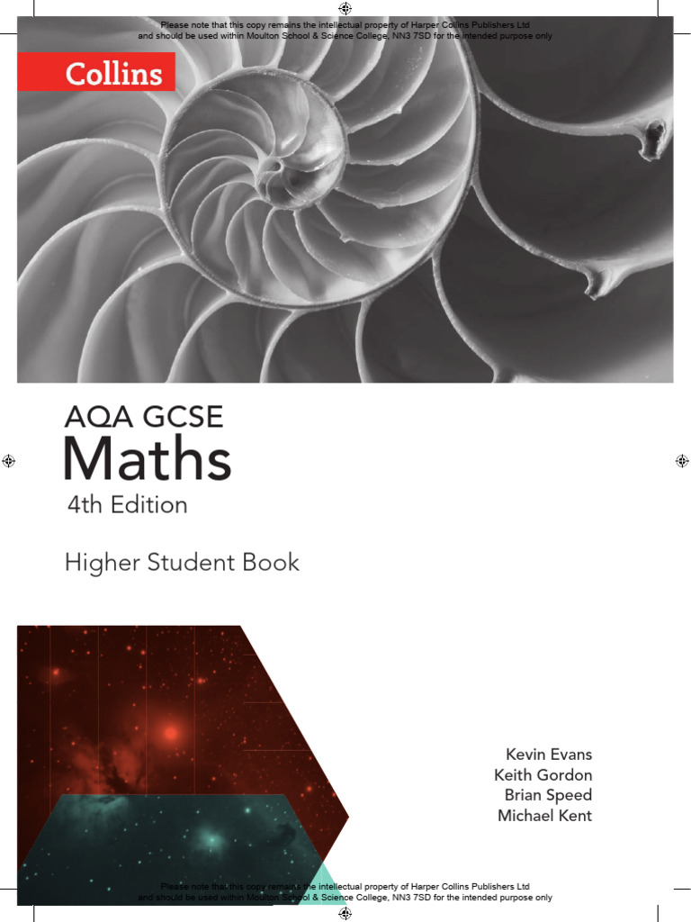 Gcse Collins New Maths Aqa Higher(Reduced) | PDF | Trigonometry ...