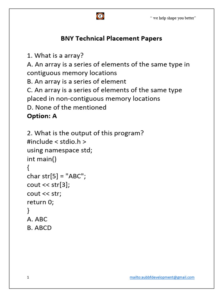 Bny Technical | PDF | Computer Programming | Software Engineering