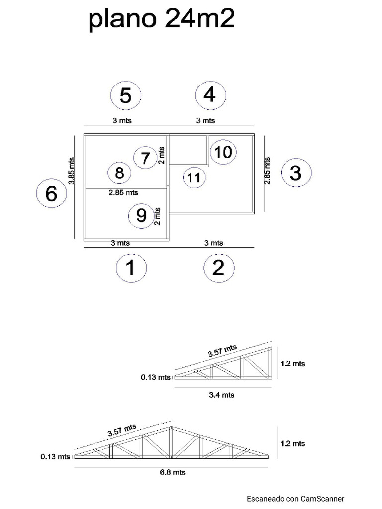 Planos Cabañas | PDF