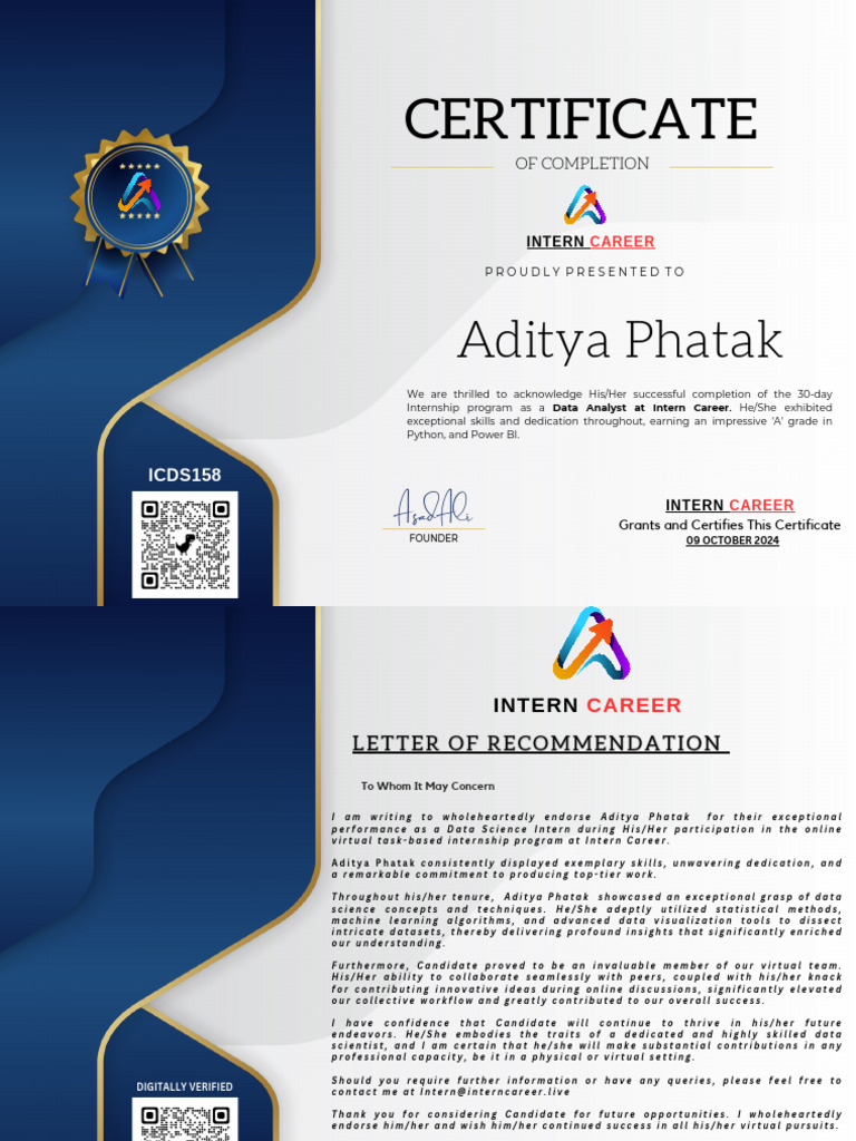 Aditya Phatak | PDF | Data Science | Cognition